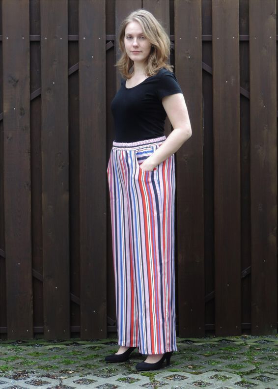 Nele – weite Hose & Culotte mit Gummizug, Gr. 34-50, A4+A0 image number 5