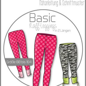 Ebook/Nähanleitung Raff-Legging Mädchen Gr. 80 - 164