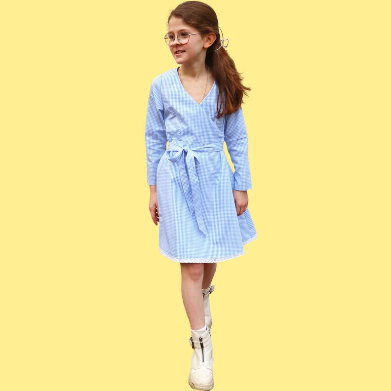 Kinder Kleid Wickelkleid Bluse GAYA ♥ Gr. 92-164 image number 5