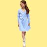 Kinder Kleid Wickelkleid Bluse GAYA ♥ Gr. 92-164 thumbnail number 5