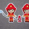 Feuerwehr Frau / Mädchen Stickdatei thumbnail number 5