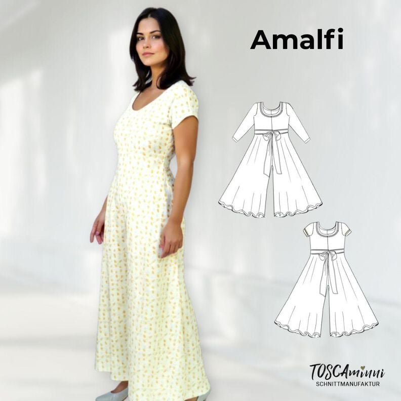 Schnittmuster Damen Overall Amalfi Gr. 34–54 für Nähanfänger image number 1