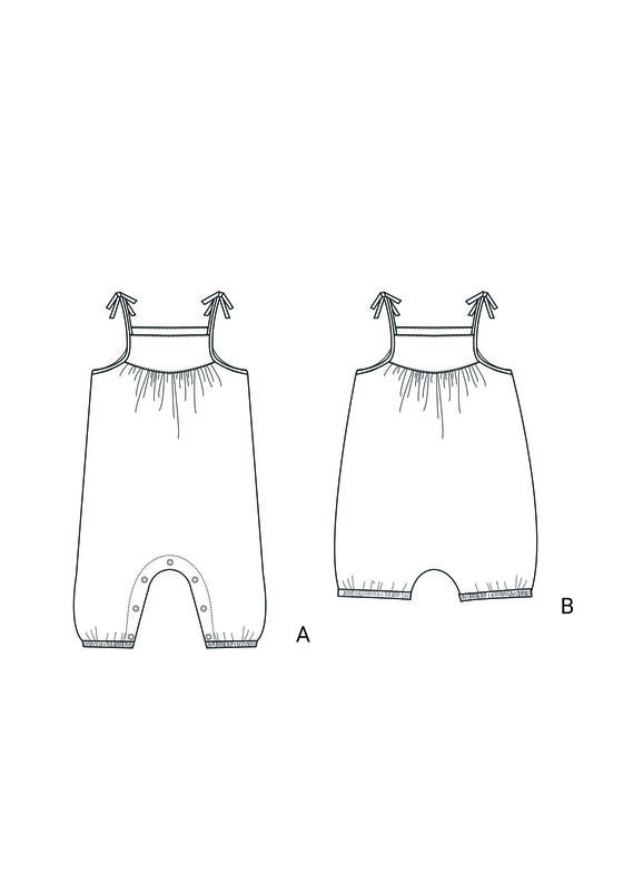 NELE Schnittmuster Mädchen Baby/Kleinkind  Overall/Jumpsuit image number 3