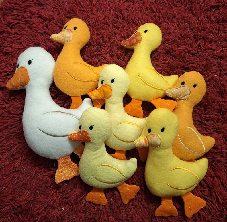 Stickdatei ITH Gans Gänse Ente Kuscheltier image number 2