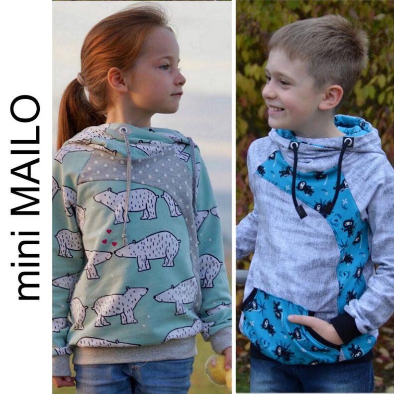 Raglan Hoodie mini MAILO Gr. 86/92-158/164 image number 1