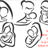 Stickdatei Mama und Baby 12 Motive thumbnail number 1