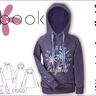 Ebook / Schnittmuster lillesol basics No.65 Raglan-Hoodie thumbnail number 1