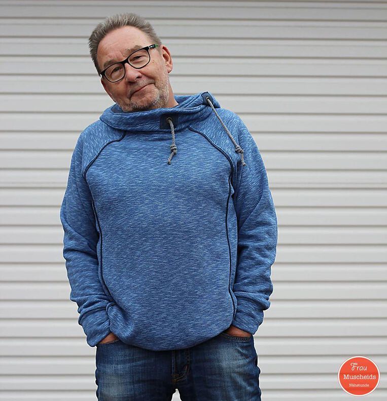 Hoodie Herren - Schnittmuster Gr. XS-4XL  - sein VANCO #22 image number 4