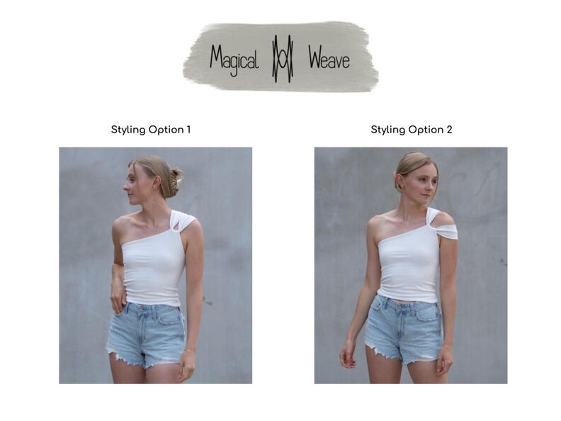 Asymmetrisches One-Shoulder Top - EDDA image number 3