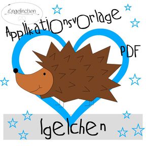 Applikationsvorlage Igelchen