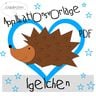 Applikationsvorlage Igelchen thumbnail number 1