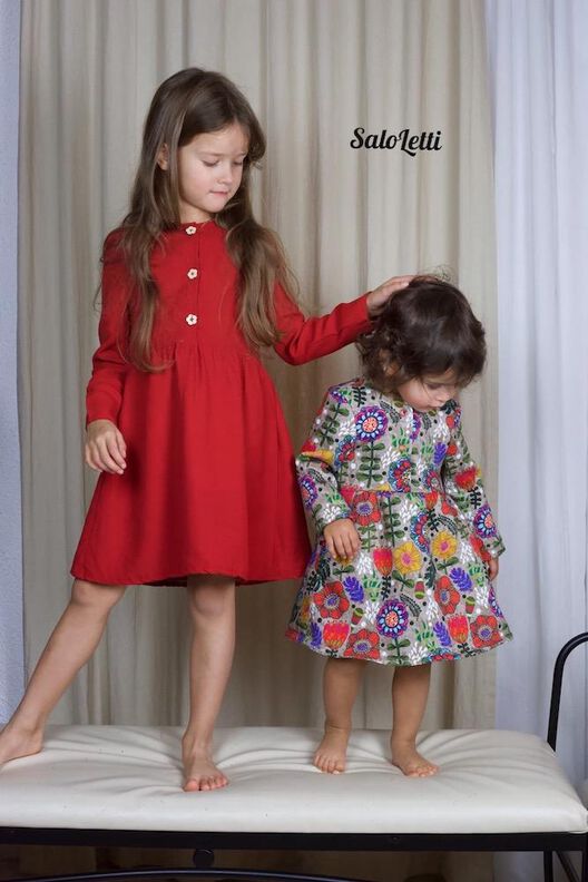 Webware Kinder Kleid JELLA - Größe 74 - 140 image number 2
