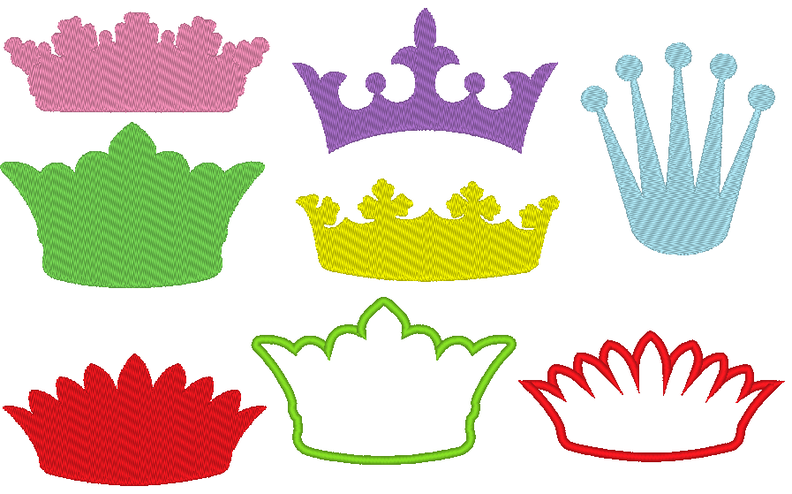 Stickdatei Kronen Krone Prinzessin 1.0 image number 3