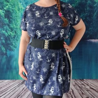  Shirt/Kleid Lena Curvy Gr. 48-60 beamerfähig