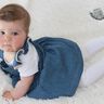 *Summer Cotton Dress* Kleid GR. 74 BIS 152 Latzkleid Tunika thumbnail number 3