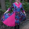  Kleid Valentina mit Godet Gr. 48-56  beamerfähig thumbnail number 5