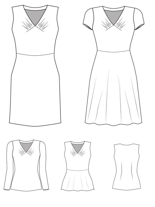 Shirt oder Kleid YELDA Gr. 34-54 PDF-A4, A0+BEAMER image number 10