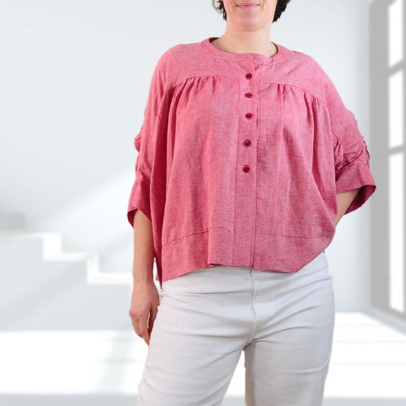 Schnittmuster Damen Bluse Florance Gr. 34-50 - A4/A0-Datei image number 7