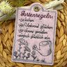 Stickdatei Garten Schild Gartenregeln thumbnail number 4