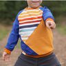 Raglan Sweater Farverig Gr. 56-170, A0 thumbnail number 5