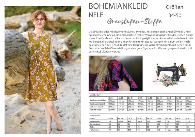 Bohemian-Kleid Nele  GR. 34-50   image number 2