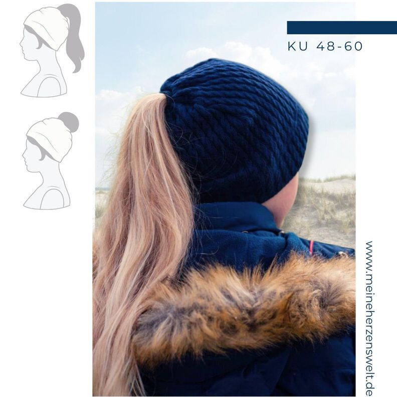 Zopfmütze - Schnittmuster Gr. 48-60  - MIKKO #81 image number 1
