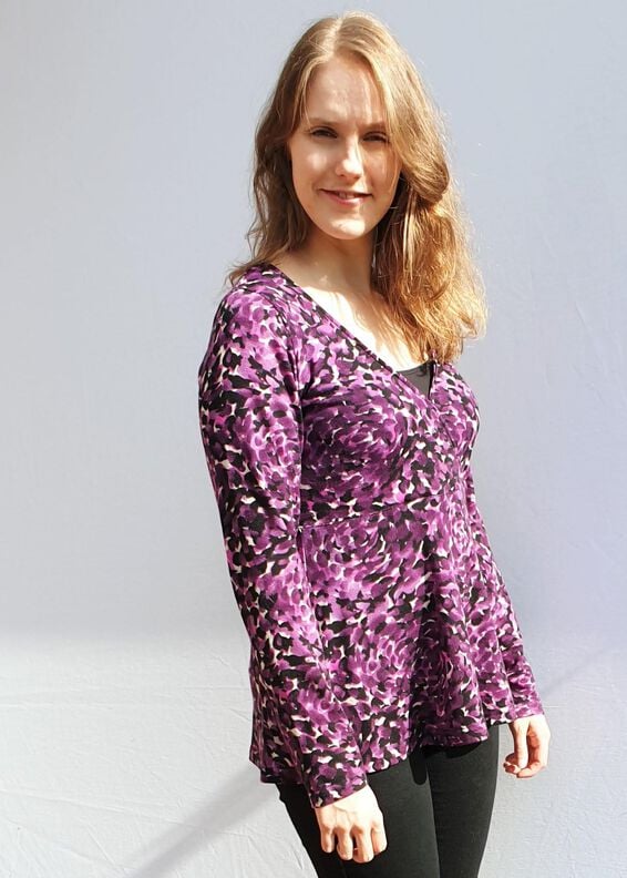 Conny Wickelkleid & Shirt mit hoher Taille, BU 80-116 A4+A0 image number 3