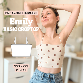 Crop Top  Schnittmuster Emily