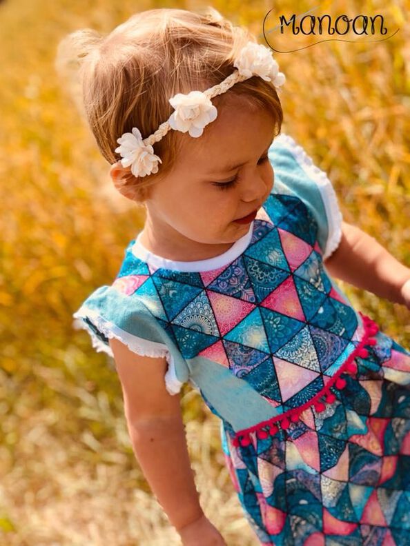 Sommerkleid little Sue Gr. 50 - 92 Schnittmuster Nähanleitung Babykleid image number 1