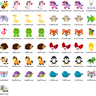 Stickdatei - Puschen Motive mit Tieren in 5cm, 6cm und 7cm thumbnail number 3