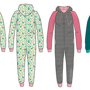 Ebook/Nähanleitung Raglan-Jumpsuit Damen, Gr. 32-48