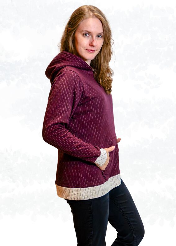Jenna – Bequemer Damen Hoodie/Pullover BU 80-116, A4+A0 image number 4