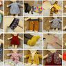 Stoffpuppe/Kuscheltier "Puppenstube" mit 18 Kleidungsstücken thumbnail number 2
