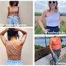 Asymmetrisches One-Shoulder-Sommertop "AURI" mit Raffungen thumbnail number 9