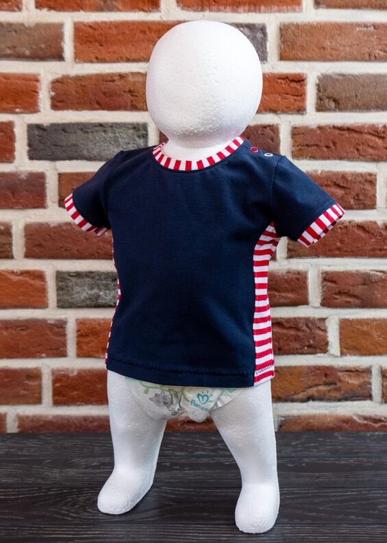 Baby-Set „Lia und Bobby“ – Shirt und Shorts Gr. 56-98, A4+A0 image number 4