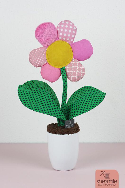 Zimmerpflanze Knopfblume (Nähanleitung & Schnittmuster) image number 4
