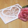 Plotterdatei Karte Alles Liebe zum Hochzeitstag thumbnail number 3