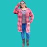 Damen Cardigan mit Kapuze Strickjacke KARDIGAN ♥ Gr. XS-XXL thumbnail number 1