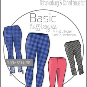 Ebook/Nähanleitung Raff-Legging Damen  Gr. 32 - 58