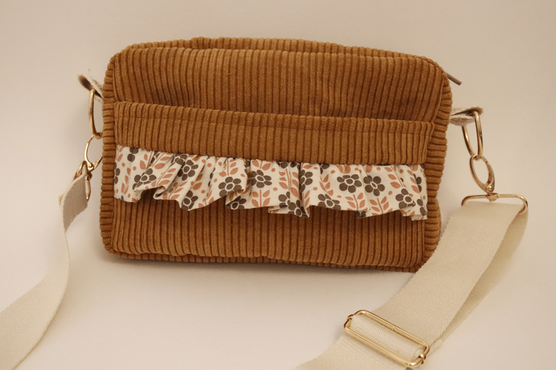 crossbody Cordtasche boxy bag | Schnittmuster & Nähanleitung image number 7