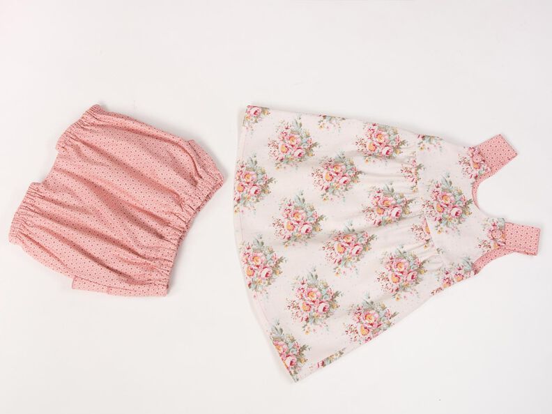 CLARA + EMI Schnittmuster Babykleid und Pumphose image number 5