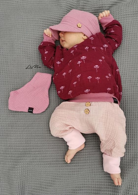 Musselin Babyset Musling Gr. 50-80, inkl. A0 + A4 image number 7