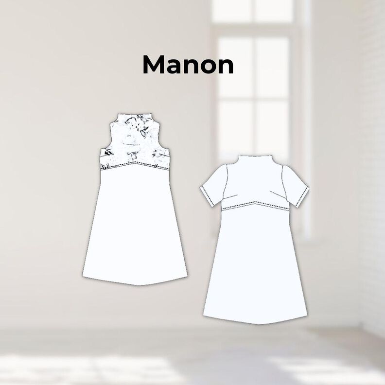 Schnittmuster Damen Kleid Manon Gr. 34-54  image number 8