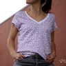 Basic Shirt Lio V-Ausschnitt Gr.34-54 inkl. Ebenendatei thumbnail number 6