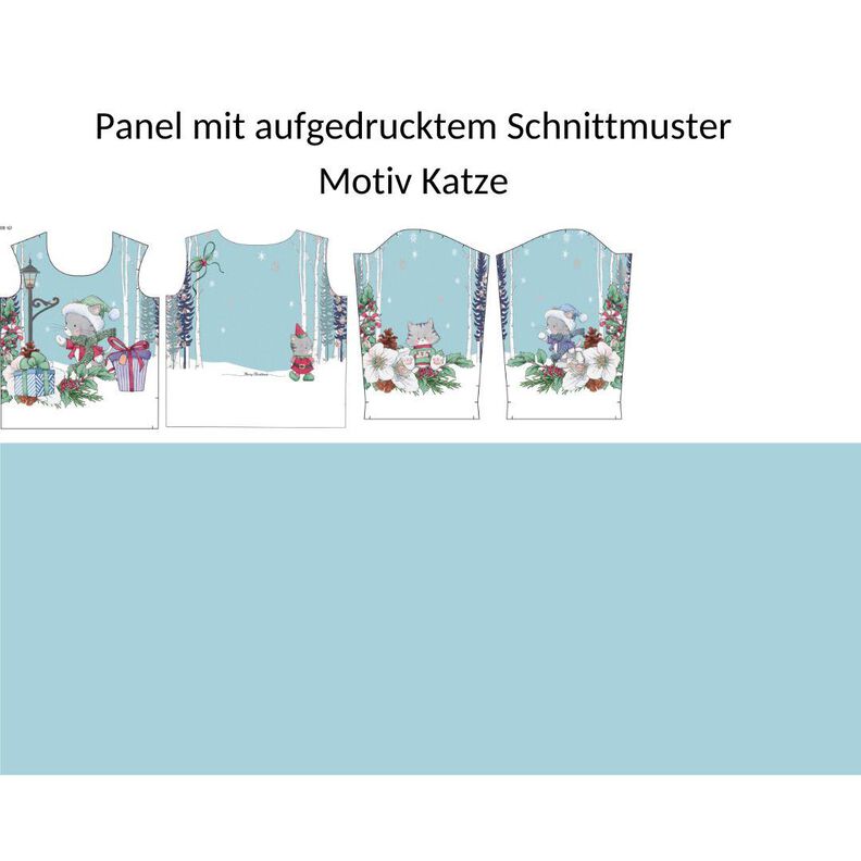 Schnittmuster Sweater Paula+Emil Gr. 80-140 + Motiv "Katze" image number 4