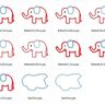 Elefant Stickdatei thumbnail number 2