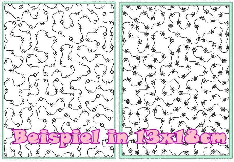 voll flächige Stickdatei zum Stoff besticken 16x26cm image number 4