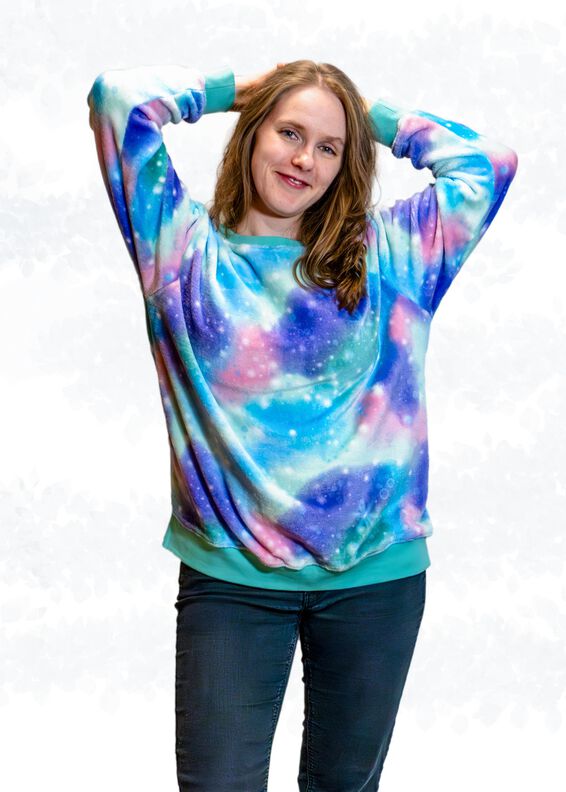 Oversize Hoodie/Sweater „Tessa“ für Damen BU 80-116, A4+A0 image number 6