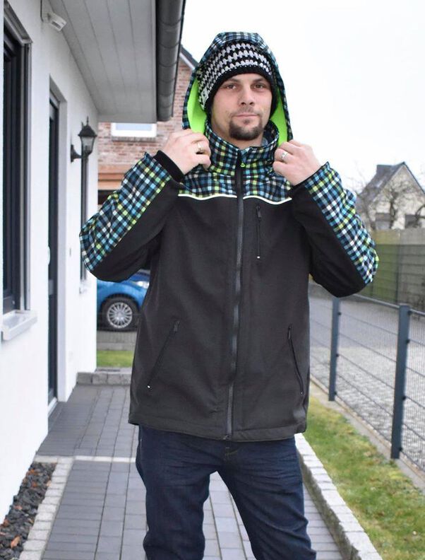 Softshelljacke Herren Schnittmuster Gr. XS-4XL - PABLO #83 image number 5