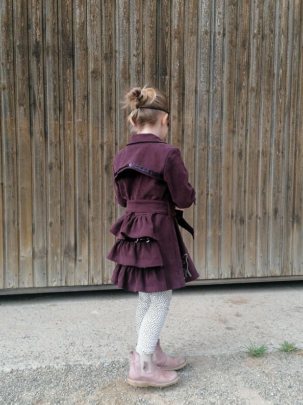 Schnittmuster Trenchcoat Leonie inkl. Beamerdatei image number 6